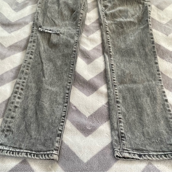 Levi’s 511 Men’s Black Wash Distressed Size 33 X 32 Normcore Casual Stretch - Picture 14 of 16